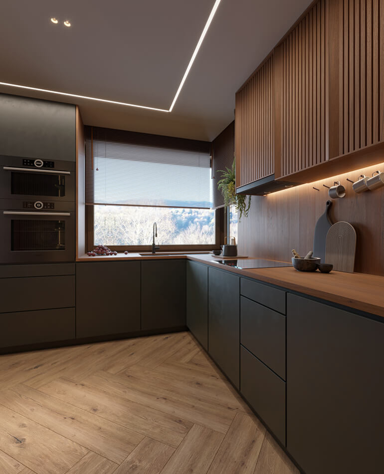 Modern Loft Kitchen